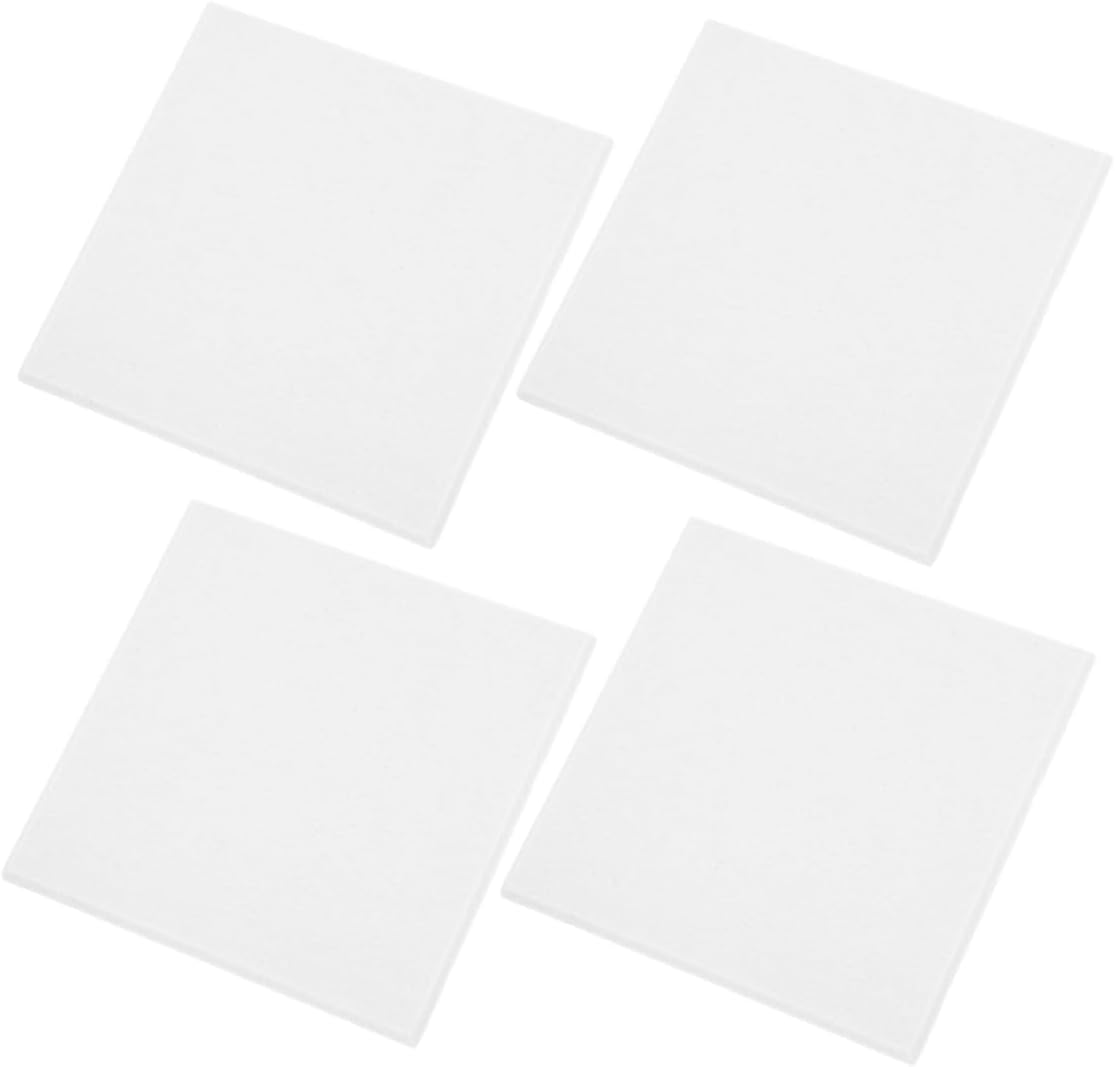 Gadpiparty 4pcs Square Felt Wall Tiles Self-Adhesive Decorative Memo Board for Home Office Acoustic Panels Stylish Bulletin Board for Living Room and Classroom Decor