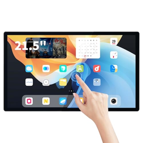 Image of 21.5 inch Android 14 Touchscreen Industrial PC, 16:9 FHD 1080P, WiFi and Built-in Speakers, RK3576 4GB RAM & 32GB ROM, Smart Board for Classroom, Meeting & Game