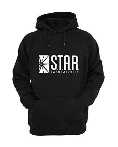 Tim's Tees Houston Star Labs Hooded Sweatshirt Adult
