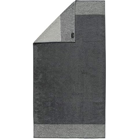 Cawö Home Luxury Home Two-Tone Hand Towels 590 Slate 77 Bath Towel 80 x 150 cm Cover