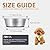 PEGGY11 Deep Stainless Steel Dog Bowls (2 Count) | Nonslip Silicone Bottom Design | Ideal Food and Water Bowls for Small, Medium, and Large Dogs (Each Bowl Holds 720 ML, for Small-Sized Dogs)