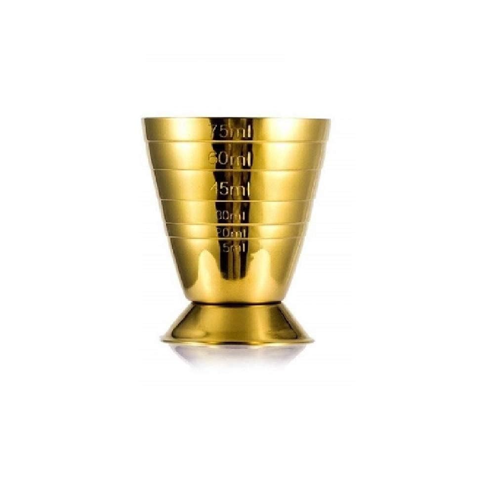 NJ OVERSEAS Stainless Steel Cocktail Jigger 75Ml/2.5Oz Bar Bell Measuring Liquor Shot Cup Drink Mixer Measurer (Gold) (B0C8SNDC79) Amazon Price History, Amazon Price Tracker