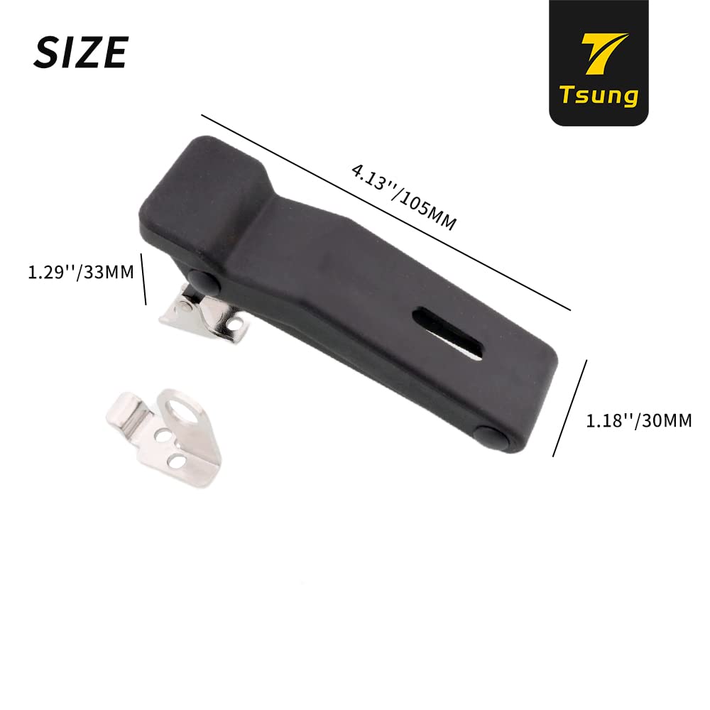 2 Loquets Caoutchouc Pour Polaris Sportsman - Référence 7081927 - Flexible Et Résistant - Easy Install