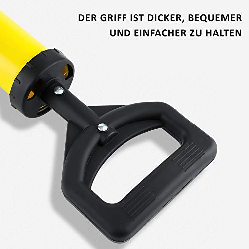 VAZILLIO Fugenpistole für Mörtel DIY Mörtelspritze Handmörtelpumpe beton spritze mit Zubehör- Mörtelpresse Mörtelspritze 4 Düse