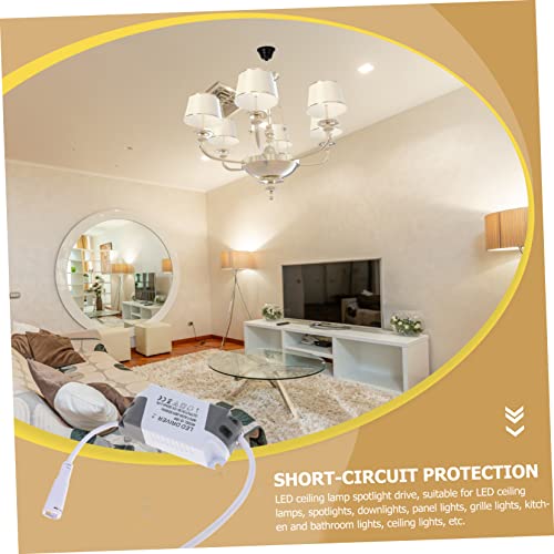 Housoutil Motorista De Led Conversor 120vac Para 12vcc Driver De Luz De Tira Led Conversor 12v Para