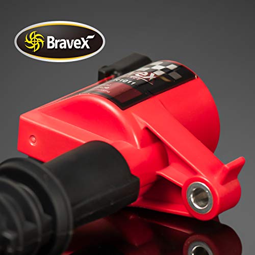 Bravex Ignition Coil Pack DG511 & Spark Plugs SP515 SP546 Compatible with Ford Expedition F150 F250 Super Duty Lincoln 5.4L V8 3L3E12A366CA C1541 FD508 UF537 Set of 8(15% More Energy) - Thumbnail 3