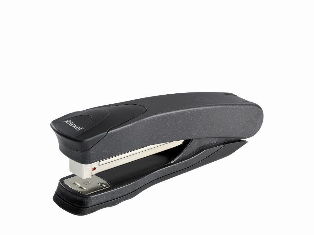 RexelTaurus Full Strip Stapler, 25 Sheet Capacity, Uses 24/6 and 26/ Staples, Metal Body, Black, 2100004