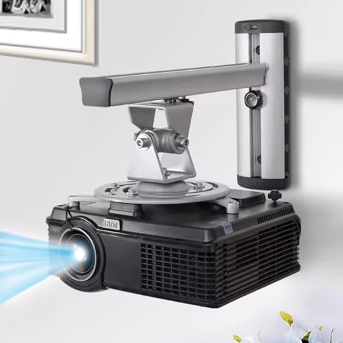 Support de projecteur universel rotatif et télescopique pour plafond et mur - 5