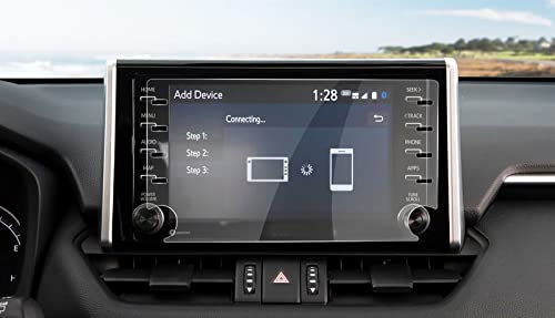 Verre trempé pour GPS Toyota CHR 2019-2020 : film de protection d'écran tactile 8 pouces