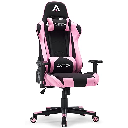 ANTICA Silla Gamer Tela - Ergonomica Reclinable - Silla de...
