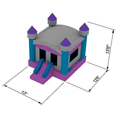 Inflatable Hq Commercial Grade Bounce House 100% Pvc Princess Castle Jumper Inflatable Only - Girls #TOP5