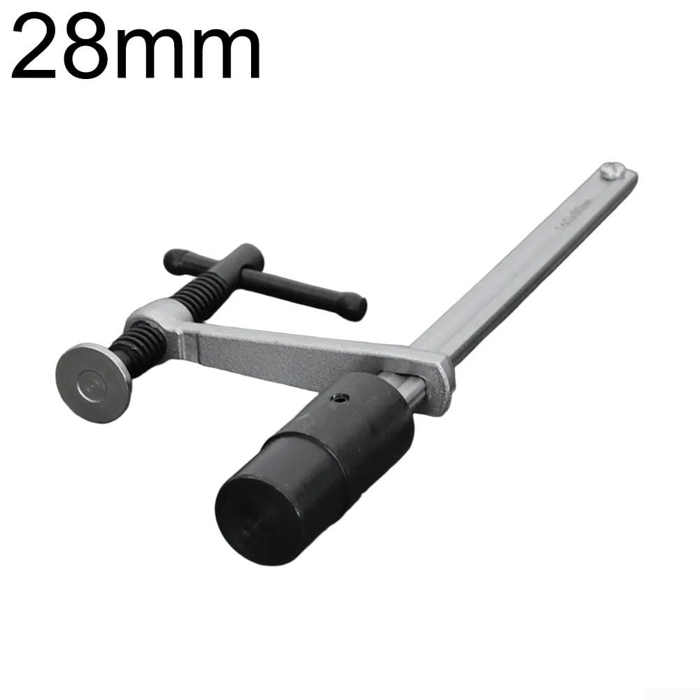 2 Morsetti A Scatto In Metallo Per Banchi Con Foro 16 Mm – Apertura Max 160 Mm, Ideali Per Falegnameria E Saldatura