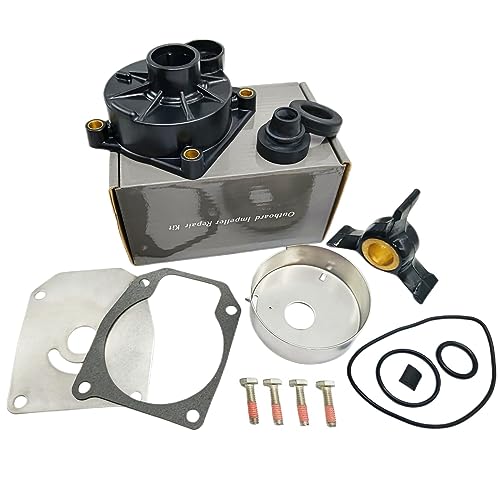 GHmarine 438592 Water Pump Impeller Repair Kit Replaces Evinrude Johnson 40 45 48 50 HP Outboard Marine Motors with Housing Sierra 18-3454 18-3394