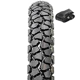 PaoWin 2.75-17 6PR TT 47P Dirt Bike Front/Rear Tire and Heavy Duty Inner Tube Compatible with 2.75-17 Off Road Pit Bike/Motorcycle Tire