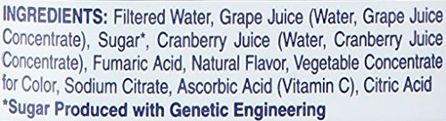 Image of Ocean Spray Cran-Grape Cranberry Grape Juice Drink, 101.4 Fl Oz Bottle (Pack of 2)