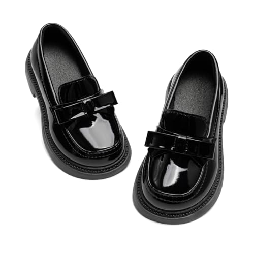 Image of KIDSUN Toddler Boy's Girl's Dress Shoes Comfort Lace-Up Oxford School Uniform Shoes Loafer Flats (Toddler /Little Kid)