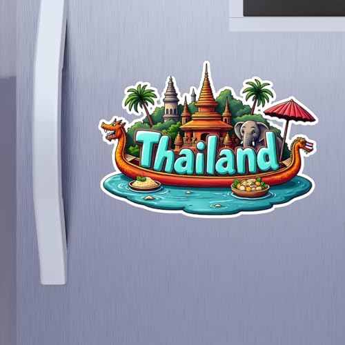 Image of Zesta Wooden Fridge Magnets Set | Refrigerator Decor Magnets for Kitchen | India Souvenir Fridge Magnet Collection | Wooden Magnet for Fridge Door Decoration (Thailand)