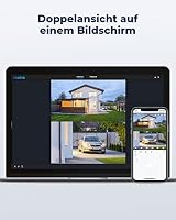 Reolink 4K PTZ Überwachungskamera Aussen Akku mit Auto-Tracking & Auto-Zoom, Dual Lens, 8MP Solar WLAN Kamera Outdoor, 2,4/5GHz WiFi, 30m Farbnachtsicht, KI-Erkennung, 360° View, TrackMix+Solarpanel – Ansicht 8