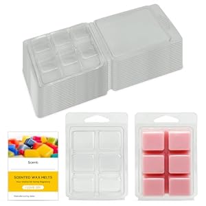 YOSICIL 25 Stück Wachsschmelzschalen 6 Muldenwürfel