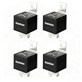 Gebildet 4 pezzi JD1914 Cablaggio Relè per Auto 12V 40 A, 5 Pin SPDT Con Diodo Integrato per Auto, Camion, Furgoni, Motociclette, Barche