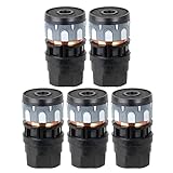 JYF 5Pcs / Set Cápsulas de núcleo de micrófono dinámico Núcleo de micrófono de Repuesto Cartucho de micrófono dinámico Núcleo de micrófono inalámbrico Partes de la cápsula del micrófono de la