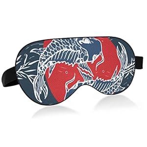 Unisex Sleep Eye Mask Squid Blessing Japan Night Sleeping Mask Couverture d’ombre de sommeil confortable pour les yeux