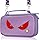 Gurgitat Carrying Case for Nintendo Switch 2 (2025) - Purple Cute Kawaii Design with Handle and Strap for Switch 2 Travel Cases Portable Storage Carry Protective Hard Shell for Boys Teens Girls