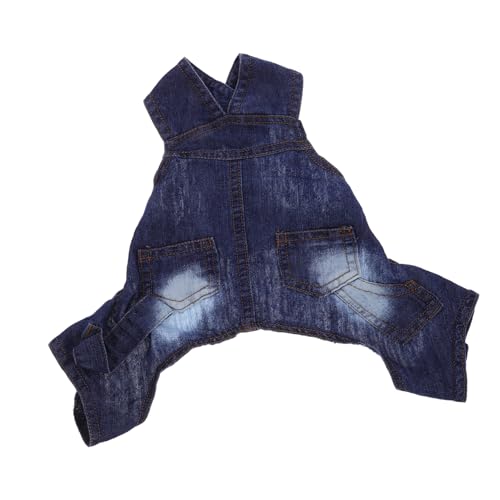 HAPINARY 犬のズボン 犬のシャツ 犬パジャマ 犬用冷却マット 子犬 犬のおもちゃ 犬のアクセサリー 犬用デニム服 ペットの服 デニム犬のベスト 愛犬パンツ ペットベストジーンズ