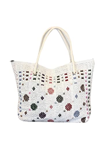 Mehrfarbenstrand-Einkaufstasche Der Ethnischen Mustermehrzweckfrauen Groß Cover