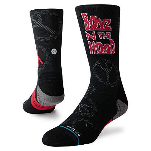 Stance M448A19BIH Men's Boyz In The Hood Anklet Socks, Black - Medium