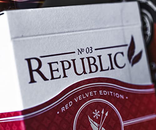 Ellusionist Red Republic V3 Playing Cards Limited (Red Velvet) Edition Poker Magic Collectible Deck By Ellusionist #TOP1