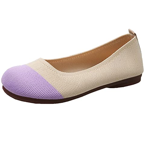 Zapatillas de Deporte cómodas clásicas Planas de Punto Transpirable Cover