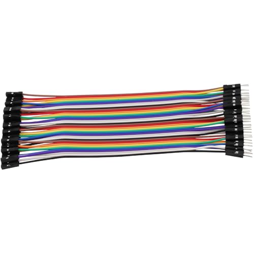 Heevhas 120PCS 40 Pin Jumper Wire Cable Breadboard Ribbon Cables 15cm/ 5,9 inch Female-Female Male-Female Male-Male Jumper Cable 24AWG Wire Jumpers for Arduino Breadboard DIY Project - imagen 4
