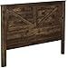 Ameriwood Home Farmington, Queen Headboard, Rustic