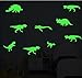 9PCS creative adesivo luminoso decorativo parete dinosauro Glow in the Dark Light Decor rimovibile vinile adesivo murale Baby nursery Room