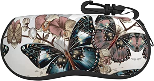 Butterfly Sunglasses Soft Case Ultra Light Neoprene Zipper Eyeglass Case Fits Most Glasses And Sunglasses Case #TOP19