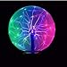 SZCQ Magic Plasma Disco Ball Lamps Touch Sound Sensitive Desk Lamp Light Nebula Sphere Lightning Globe Home Room Decor electrostatic Flashing Balls Stem Nightlight 8 Inch