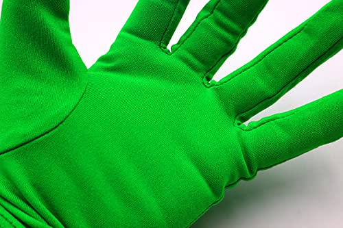 Aniler Chromakey - Guantes verdes con capucha con efecto invisible, fondo de croma, guantes verdes para pantalla verde, fotografía, video fotográfico (guantes azules de 10 pulgadas) - imagen 2
