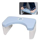 ZoneYan Taburete para Inodoro, Taburete de Squatty Potty, Taburete Fisiologico para Inodoro, Reposapiés de Inodoro, WC Taburete en Cuclillas, Banqueta Inodoro, Toilet Stool, Anti Constipación