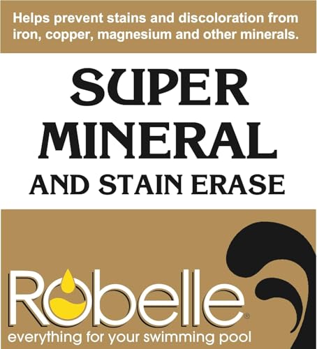 image for Robelle 1-Quart Super Mineral and Stain Erase, Pool Metal Remover, Sta