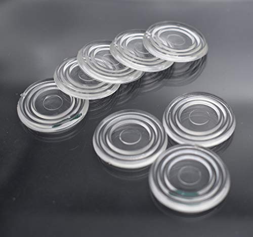 Clear Glass Table Top Bumpers,Soft Material,To Control The Movement Of Glass Table Top. Plastic Bumper For Table Glass Top,Rubber Bumper Pads,Glass Table Top Suction Pad.50 Count. #TOP4