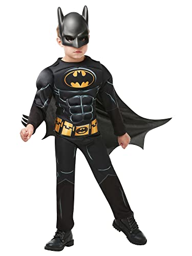 RUBIE'S DC Comics Officiel - Déguisement Luxe Batman 80 ans (Enfant) - Taille 9-10 ans