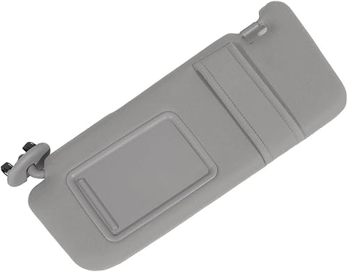 Miniatura 255 de SCITOO Visera solar para automóvil con espejo apto para 2010-2015 para CX-9 gris con techo solar (lado izquierdo del conductor)