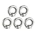 uxcell Lifting Eye Nut M3 Female Thread 304 Stainless Steel Round Shape for Rope Fitting Pack of 5
