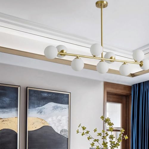 Lampe suspendue en cuivre pour table à manger et bar chic - 7