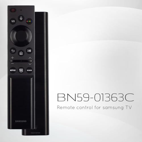 Image of 2021 Model Bn59-01363C Replacement Remote Control For Samsung Smart Tvs Compatible With Neo Qled, The Frame And Crystal Uhd Series