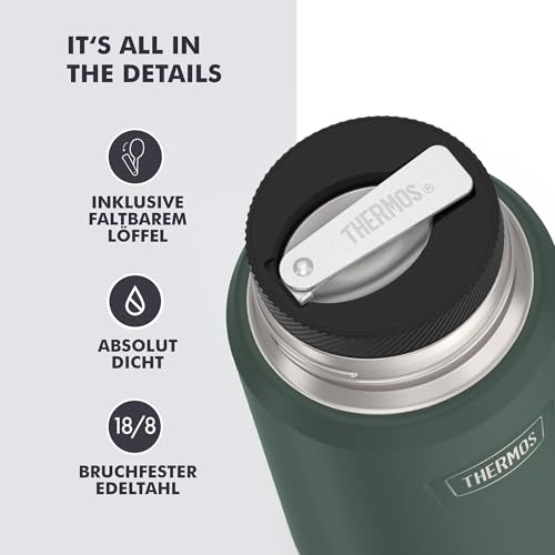 Thermos ICON Thermobehälter für Essen 0,71 l, 14 h heiß, forest mat – Ansicht 4