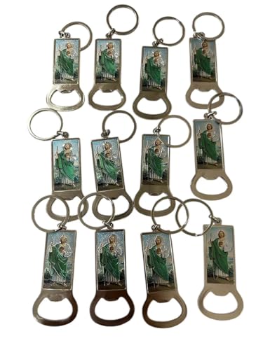 Cadeaux de Saint Jude pour baptême lot de 12 souvenirs commémoratifs verts
