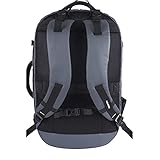Gear Turbo 45 Ltrs Expandable Travel Laptop Backpack with RainCover (Grey-Black), One Size (TLPTURBO00401)