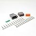 Deutsch 12-pin Connector Kit W/housing, Terminals, Pins, and Seals 14-16 Gauge Crimp Style Terminals
